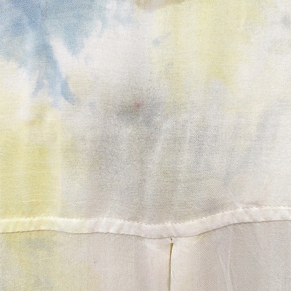 Caffe Marakesh Oversized Boxy Tie Dye Button Front Blouse Size Large - Picture 4 of 9
